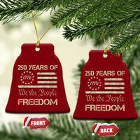 250 Years United States Ceramic Ornament We The People 1776 2026 Flag Memorial Day Patriotic 250th Birthday