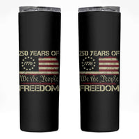 250 Years United States Skinny Tumbler We The People 1776 2026 Flag Memorial Day Patriotic 250th Birthday