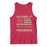250 Years United States Tank Top We The People 1776 2026 Flag Memorial Day Patriotic 250th Birthday