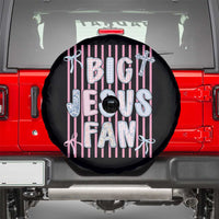 Big Jesus Fan Spare Tire Cover Striped Preppy Christian Believer Faith God Religious Gifts