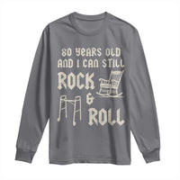 80th Birthday Gift For Men Long Sleeve Shirt Funny Man Saying Gag Gift 80 Years Old Birthday