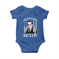 Funny 4th of July Baby Onesie Richard Mixin Patriotic Nixon Bartender American Flag - Wonder Print Shop