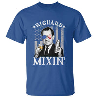 Funny 4th of July T Shirt Richard Mixin Patriotic Nixon Bartender American Flag - Wonder Print Shop