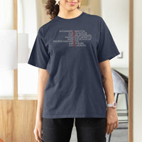Hamilton Eliza Jefferson Angelica & Burr Names T Shirt For Women - Wonder Print Shop
