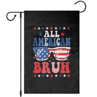 All American Bruh Patriotic 4th Of July Garden Flag USA Flag Sunglasses Teens Kids - Wonder Print Shop
