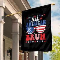 All American Bruh Patriotic 4th Of July Garden Flag USA Flag Sunglasses Teens Kids - Wonder Print Shop