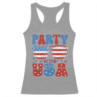 Party in The USA Racerback Tank Top 4th of July Independence Day - Wonder Print Shop