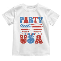 Party in The USA Toddler T Shirt 4th of July Independence Day - Wonder Print Shop