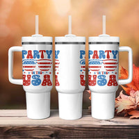 Party in The USA Tumbler With Handle 4th of July Independence Day - Wonder Print Shop