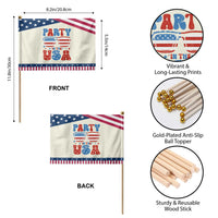Party in The USA Patriotic Handheld Flag 4th of July Independence Day