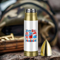 4th of July American Flag Popsicle Bullet Tumbler Tastes Like Freedom Patriotic Funny - Wonder Print Shop