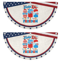 4th of July American Flag Popsicle Patriotic Fan Flag Tastes Like Freedom Funny