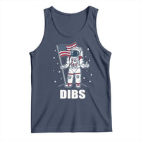 Funny Astronaut Dibs Moon Landing Tank Top Patriotic Space USA Meme for 4th of July - Wonder Print Shop