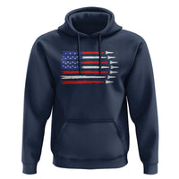 USA Flag Rocket Hoodie Patriotic Space Red White Blue 4th of July - Wonder Print Shop
