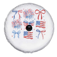 Coquette 4th Of July Spare Tire Cover Patriotic Bow American Flag - Wonder Print Shop