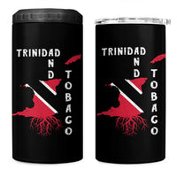 Trinidad and Tobago Flag 4 in 1 Can Cooler Tumbler Trini Trinidadian Proud - Wonder Print Shop