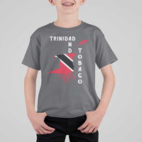 Trinidad and Tobago Flag T Shirt For Kid Trini Trinidadian Proud - Wonder Print Shop