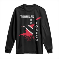 Trinidad and Tobago Flag Long Sleeve Shirt Trini Trinidadian Proud - Wonder Print Shop