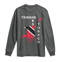 Trinidad and Tobago Flag Long Sleeve Shirt Trini Trinidadian Proud - Wonder Print Shop