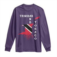 Trinidad and Tobago Flag Long Sleeve Shirt Trini Trinidadian Proud - Wonder Print Shop