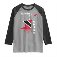 Trinidad and Tobago Flag Raglan Shirt Trini Trinidadian Proud - Wonder Print Shop