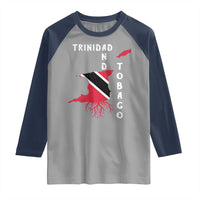 Trinidad and Tobago Flag Raglan Shirt Trini Trinidadian Proud - Wonder Print Shop