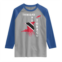 Trinidad and Tobago Flag Raglan Shirt Trini Trinidadian Proud - Wonder Print Shop