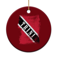 Trinidad and Tobago Flag Ceramic Ornament Caribbean Souvenir - Wonder Print Shop