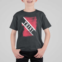 Trinidad and Tobago Flag T Shirt For Kid Caribbean Souvenir - Wonder Print Shop