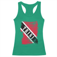 Trinidad and Tobago Flag Racerback Tank Top Caribbean Souvenir - Wonder Print Shop
