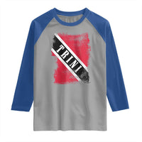 Trinidad and Tobago Flag Raglan Shirt Caribbean Souvenir - Wonder Print Shop