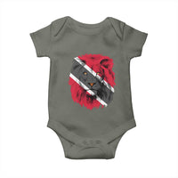 Trinidad and Tobago Flag Lion Baby Onesie Caribbean Souvenir - Wonder Print Shop