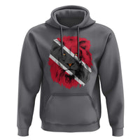 Trinidad and Tobago Flag Lion Hoodie Caribbean Souvenir - Wonder Print Shop
