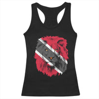 Trinidad and Tobago Flag Lion Racerback Tank Top Caribbean Souvenir - Wonder Print Shop