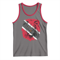 Trinidad and Tobago Flag Lion Tank Top Caribbean Souvenir - Wonder Print Shop