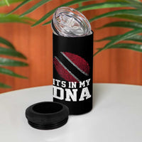 Trinidad and Tobago In My DNA 4 in 1 Can Cooler Tumbler Trini Trinidadian Proud - Wonder Print Shop