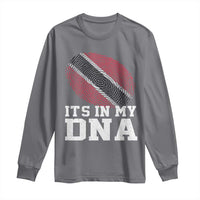 Trinidad and Tobago In My DNA Long Sleeve Shirt Trini Trinidadian Proud - Wonder Print Shop