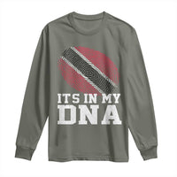 Trinidad and Tobago In My DNA Long Sleeve Shirt Trini Trinidadian Proud - Wonder Print Shop