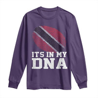 Trinidad and Tobago In My DNA Long Sleeve Shirt Trini Trinidadian Proud - Wonder Print Shop