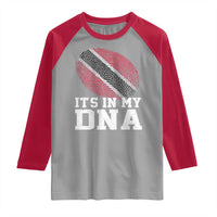 Trinidad and Tobago In My DNA Raglan Shirt Trini Trinidadian Proud - Wonder Print Shop