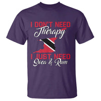 Funny Trini T Shirt Just Need Soca & Rum Trinidad and Tobago Flag - Wonder Print Shop