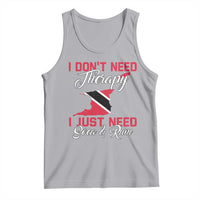 Funny Trini Tank Top Just Need Soca & Rum Trinidad and Tobago Flag - Wonder Print Shop