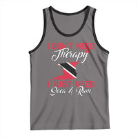 Funny Trini Tank Top Just Need Soca & Rum Trinidad and Tobago Flag - Wonder Print Shop