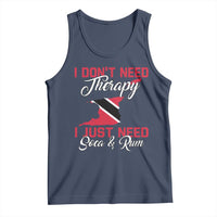 Funny Trini Tank Top Just Need Soca & Rum Trinidad and Tobago Flag - Wonder Print Shop