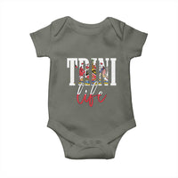 Trini Life Baby Onesie Trinidad and Tobago Flag Caribbean Souvenir - Wonder Print Shop
