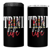 Trini Life 4 in 1 Can Cooler Tumbler Trinidad and Tobago Flag Caribbean Souvenir - Wonder Print Shop