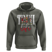 Trini Life Hoodie Trinidad and Tobago Flag Caribbean Souvenir - Wonder Print Shop