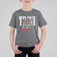 Trini Life T Shirt For Kid Trinidad and Tobago Flag Caribbean Souvenir - Wonder Print Shop