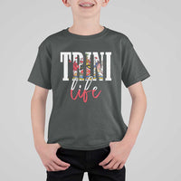 Trini Life T Shirt For Kid Trinidad and Tobago Flag Caribbean Souvenir - Wonder Print Shop