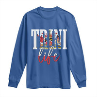 Trini Life Long Sleeve Shirt Trinidad and Tobago Flag Caribbean Souvenir - Wonder Print Shop